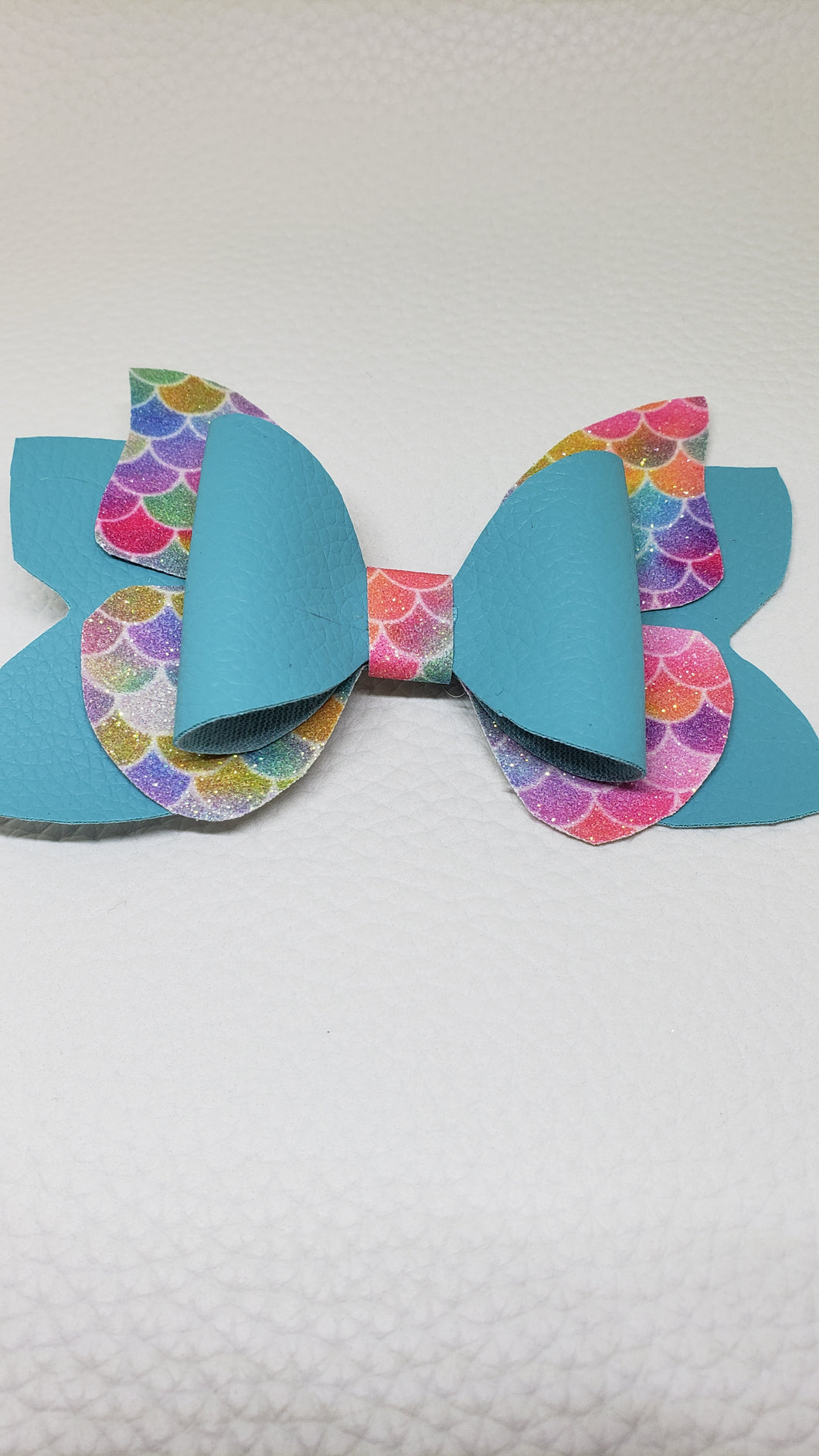 Turquoise Butterfly Mermaid Hair Clip